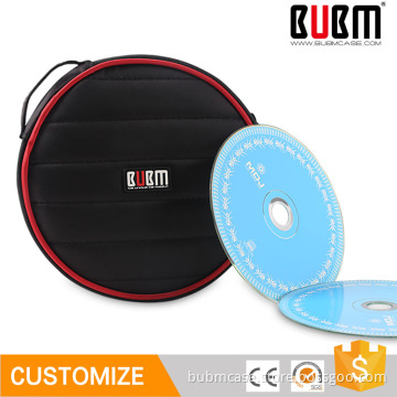 BUBM Nylon Waterproof Circle CD Storage Case 32 pcs CD Disk Case Car Disk Car